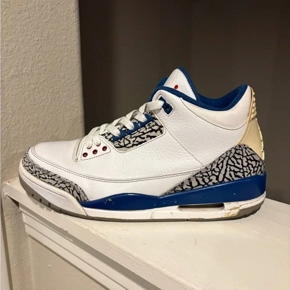 Air Jordan 3 Retro True Blue 2011 Size 9 Hypebeast Kicks Lifestyle 136064-104 - Picture 4 of 13